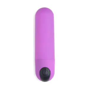 Bang Vibrating Bullet With Remote Control - Purple - wireless bullet vibrator - main product image