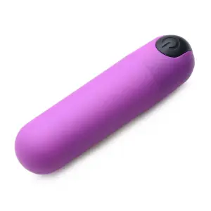 Bang Vibrating Bullet With Remote Control - Purple - wireless bullet vibrator - product image 3