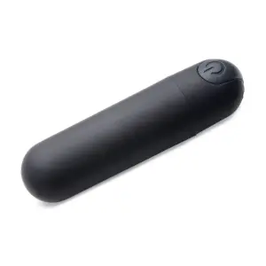 Bang Vibrating Bullet With Remote Control - Black – rechargeable bullet vibrator – view 3