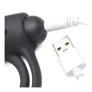 Bang - Silicone Cock Ring and Bullet With Remote Control - Black vibrating cock ring remote - packaging view