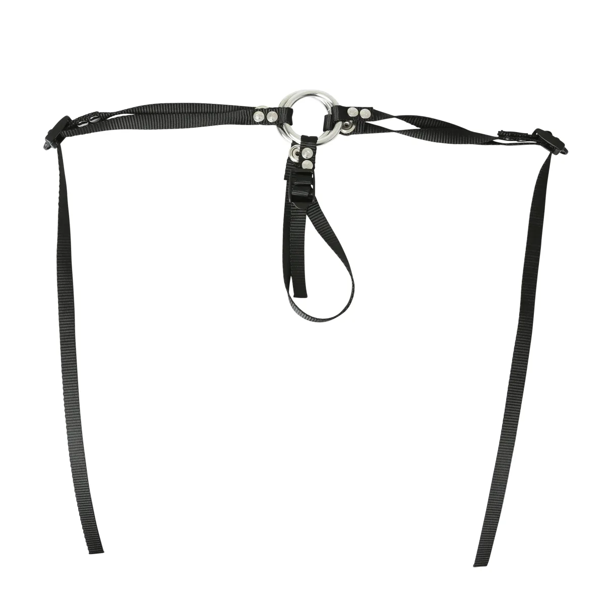 Bare as You Dare Strap on - Black - harness compatible dildo - main product image