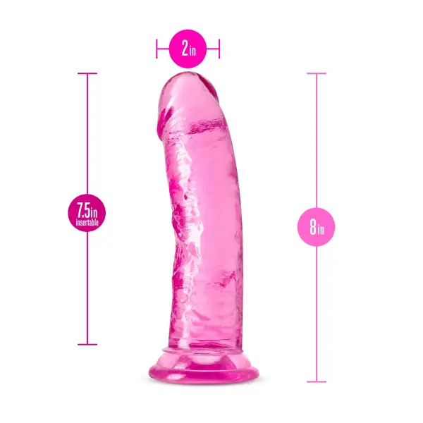 B Yours Plus - Roar N Ride - Pink - harness compatible dildo - product image 3