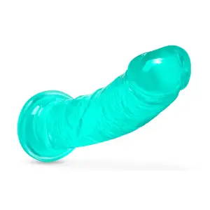 B Yours Plus - Roar n' Ride - Teal - harness compatible dildo - product image 4