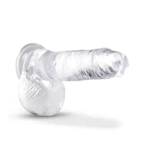 Blush B Yours Plus Rock N Roll 12 B Yours Plus - Rock N Roll - Clear - harness compatible dildo - main product image