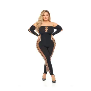 Bodystocking - Queen Size - Black bodystocking - alternate product image