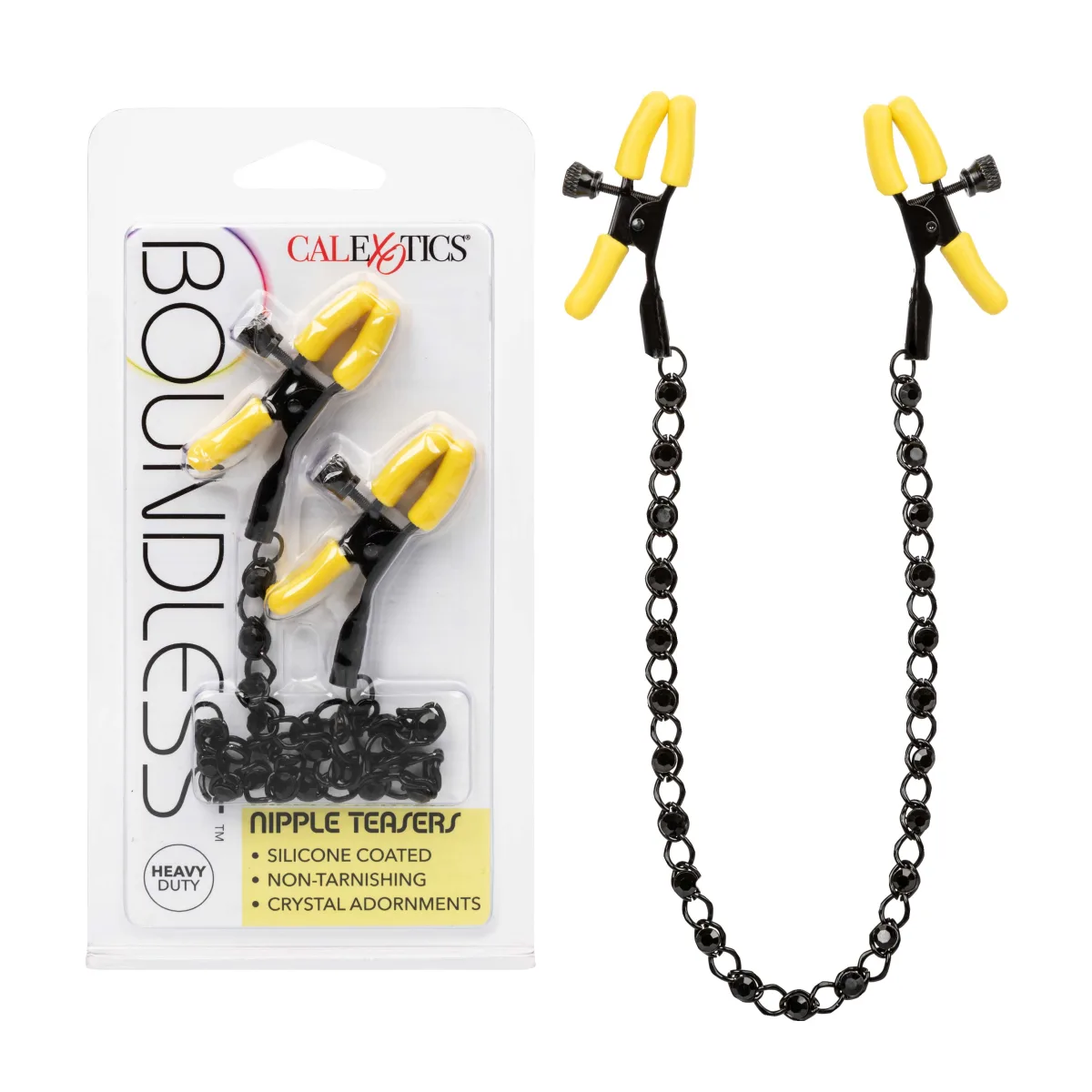 Boundless Nipple Teaser - Yellow/black nipple clamps / teasers - main product image