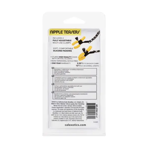 Boundless Nipple Teaser - Yellow/black nipple clamps / teasers - product detail