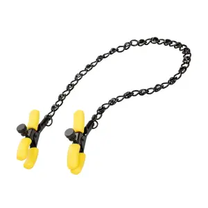 Boundless Nipple Teaser - Yellow/black nipple clamps / teasers - alternate product angle