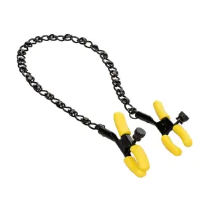 Boundless Nipple Teaser - Yellow/black nipple clamps / teasers - alternate product angle