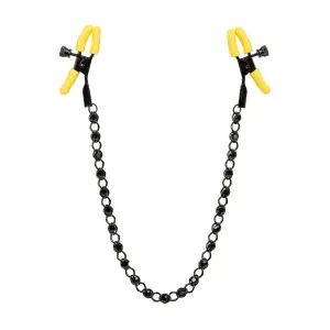 Boundless Nipple Teaser - Yellow/black nipple clamps / teasers - alternate product angle
