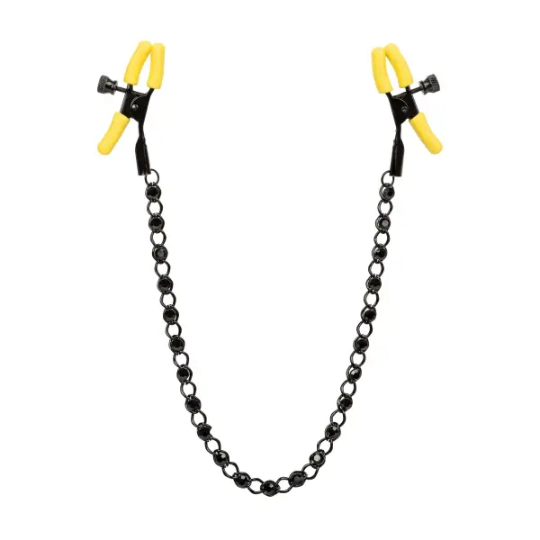 Boundless Nipple Teaser - Yellow/black nipple clamps / teasers - alternate product angle