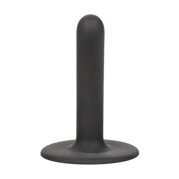 Boundless Slim - 4.5 in - Black small pegging dildo - retail packaging