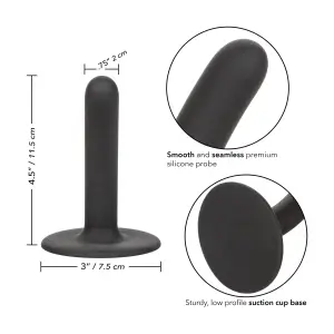 Boundless Slim - 4.5 in - Black small pegging dildo - alternate view 6