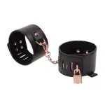 Brat Locking Cuffs - Black cuffs / restraints - main product image