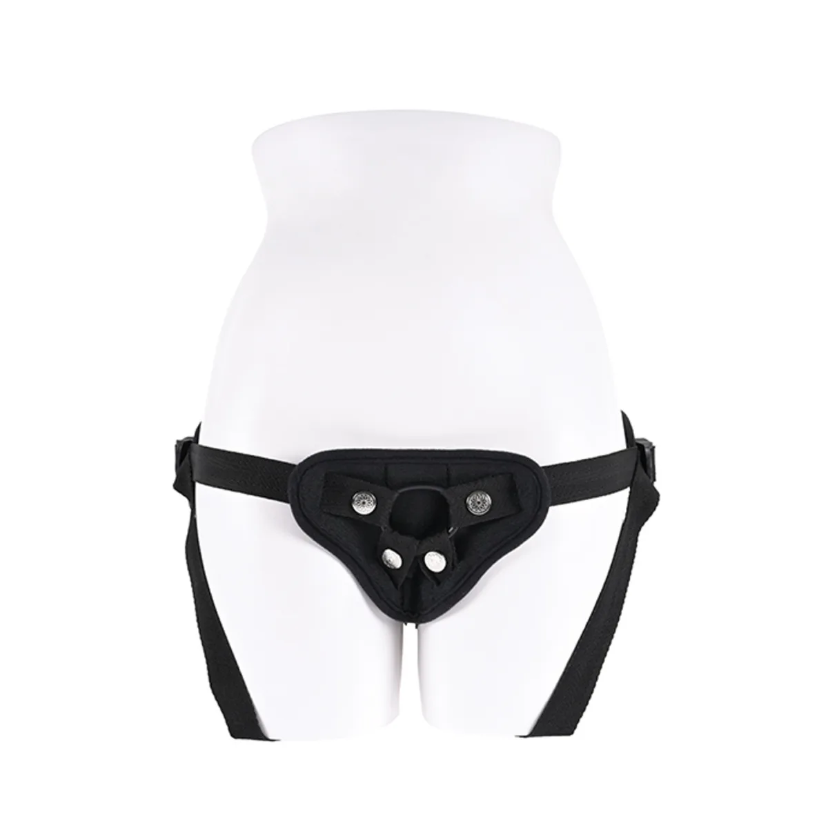 Breathable Strap on - Black - strap on dildo harness - main product image