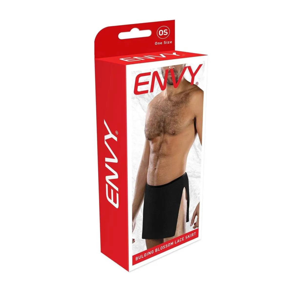 Bulging Blossom Lace Skirt - Os - Black sexy mens lingerie - main product image