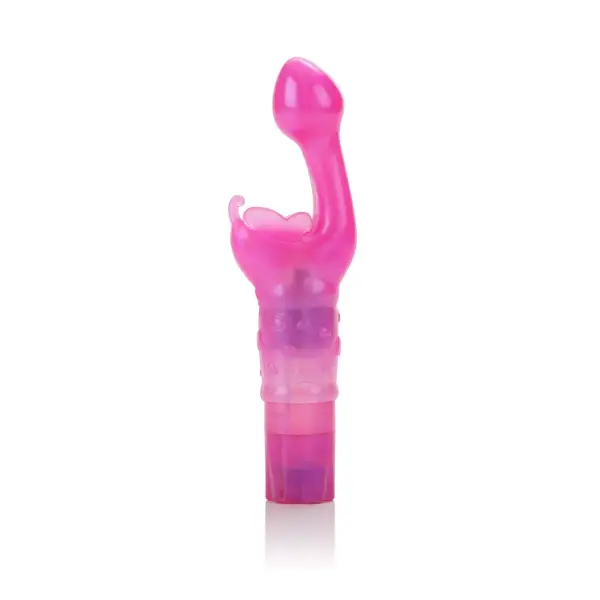 Butterfly Kiss Vibe - Pink 2 Butterfly Kiss Vibe - Pink – rabbit vibrator – view 3