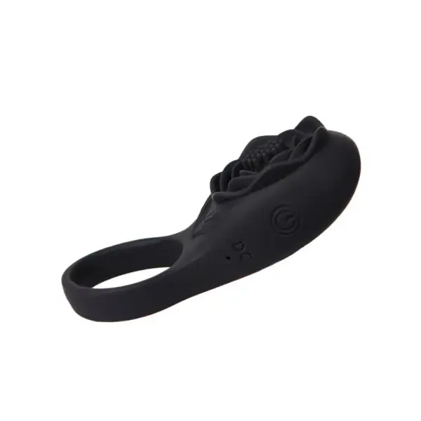Camtoyz Vibrating Ring Doku - Black - app controlled vibrating cock ring - product image 3