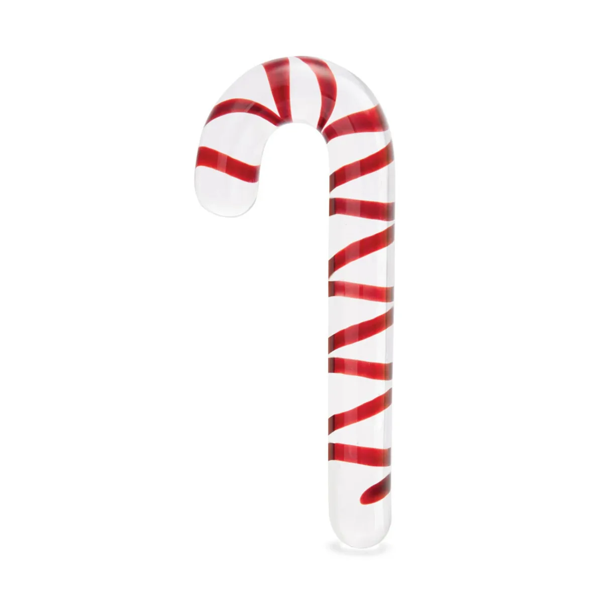 Candy Cane Dream 7.5" Glass Dildo - view 2
