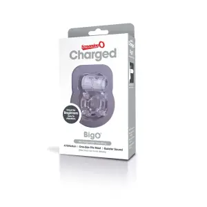 Charged Big O - Clear - Each - vibrating cock ring - product image 3