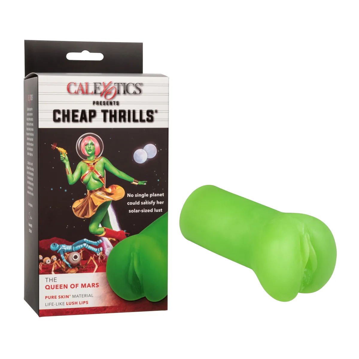 Cheap Thrills - Queen of Mars - Green male masturbation sleeve - main image