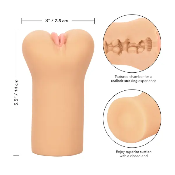 Cheap Thrills the Flight Attendant vibrating male masturbator - packaging view