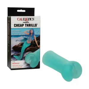 Cheap Thrills - the Mermaid - Teal best male masturbator toy - alternate angle