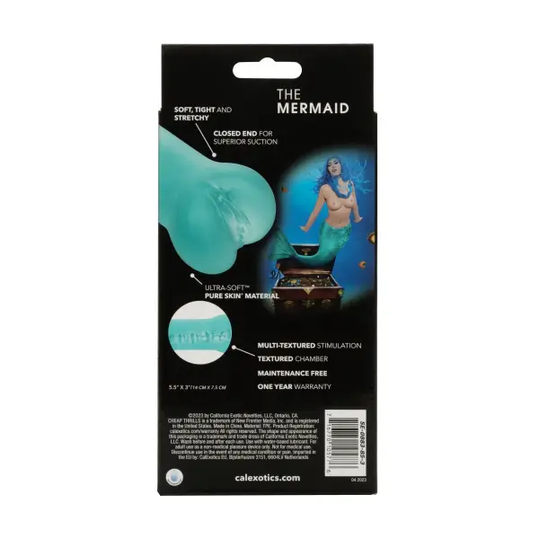 Cheap Thrills - the Mermaid - Teal best male masturbator toy - additional view