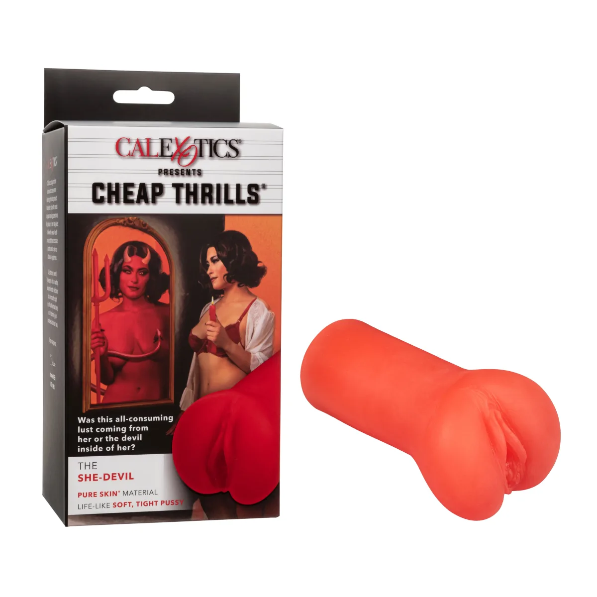 Cheap Thrills - the She Devil - Red best masturbation sleeve - main image