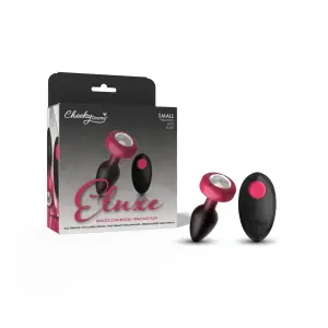 Cheeky Charms Eluxe Vibrating Gem Plug With Remote remote vibrating butt plug - main image