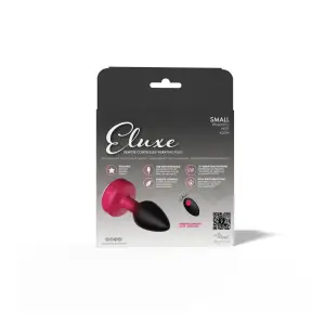Cheeky Charms Eluxe Vibrating Gem Plug With Remote remote vibrating butt plug - alternate angle
