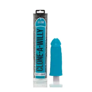 Clone-a-Willy Glow-in-the-Dark Kit - Blue - view 1