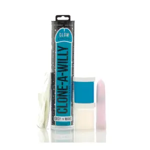 Clone-a-Willy Glow-in-the-Dark Kit - Blue - view 2