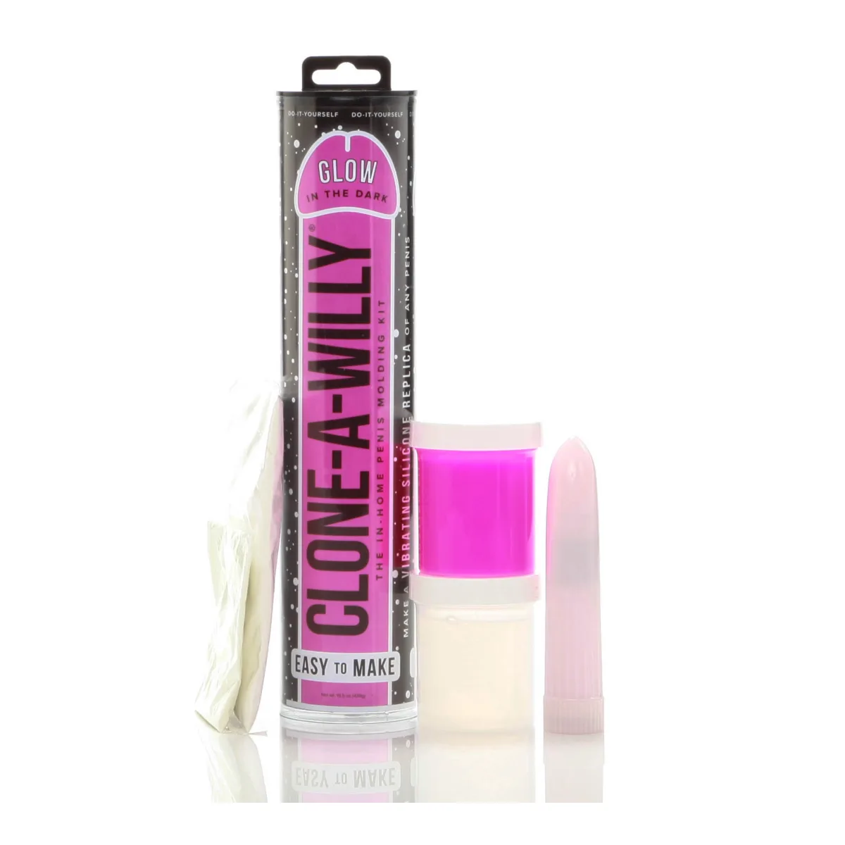 Clone-a-Willy Glow-in-the-Dark Kit - Pink - view 2