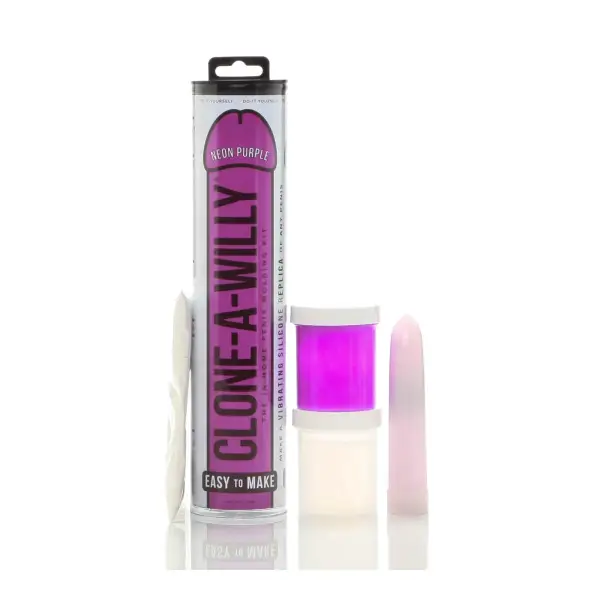 Clone-a-Willy Kit - Neon Purple - dildo kit - product image 2