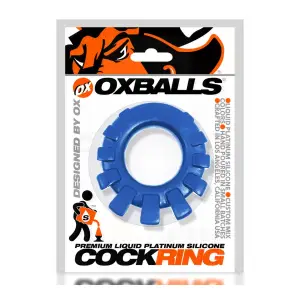 Cock-Lug Lugged Cockring - Marine Blue - cock ring - product image 7