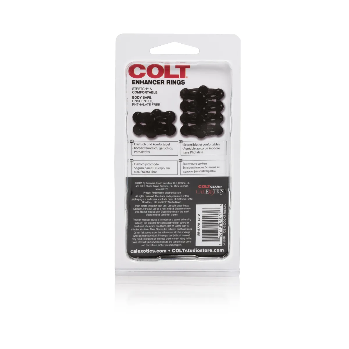 Colt Enhancer Ring - Smoke best male cock ring - alternate angle