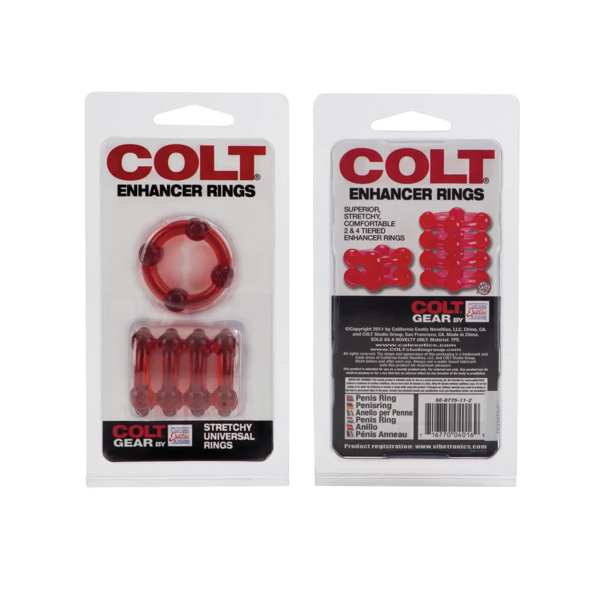 Colt Enhancer Rings cock ring for men - main image