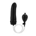 Colt Hefty Probe Inflatable Butt Plug - Black colt inflatable latex butt plug - main image