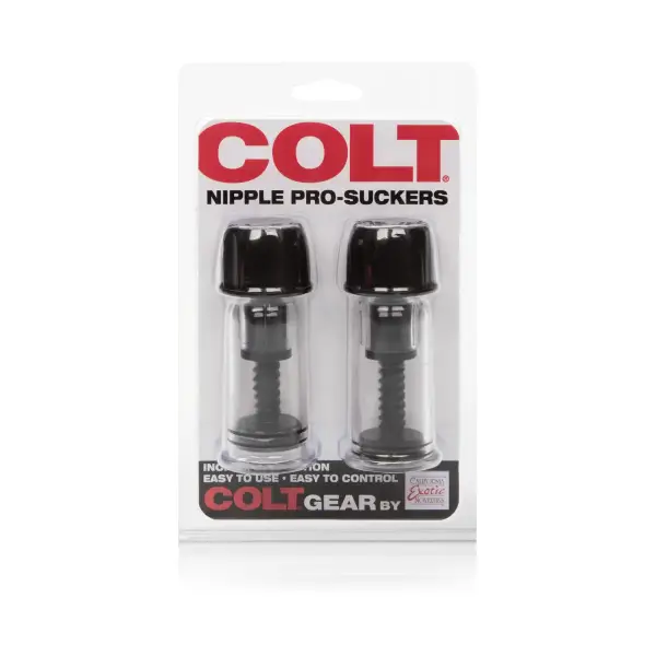 Colt Nipple Pro-Suckers - Black nipple suction toy - product detail