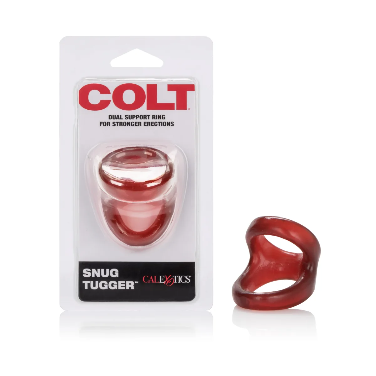 Colt Snug Tugger - Red cock ring - alternate angle