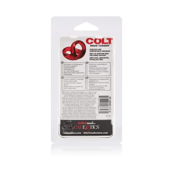 Colt Snug Tugger - Red cock ring - product detail