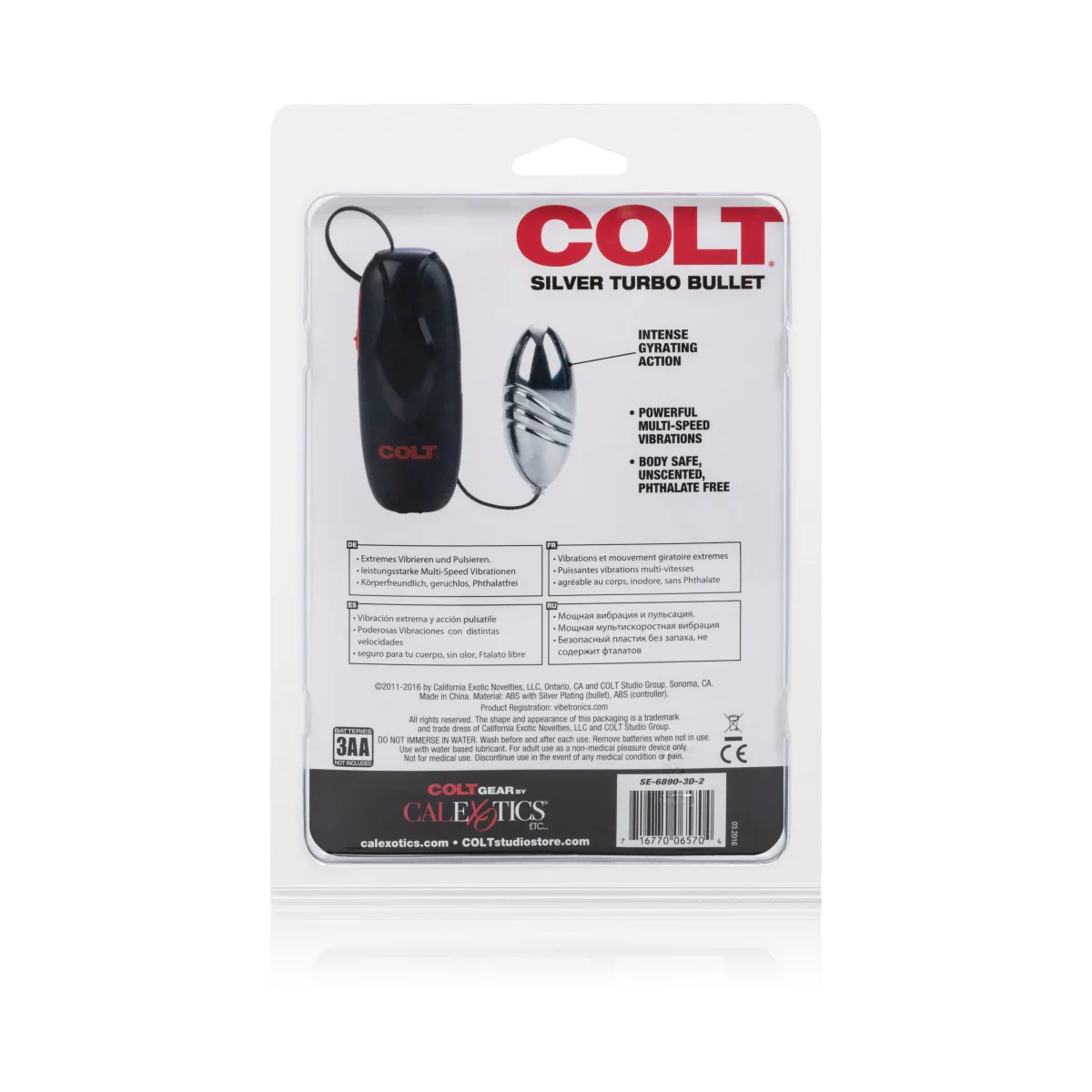 Colt Turbo Bullet - Silver – best mini vibrator