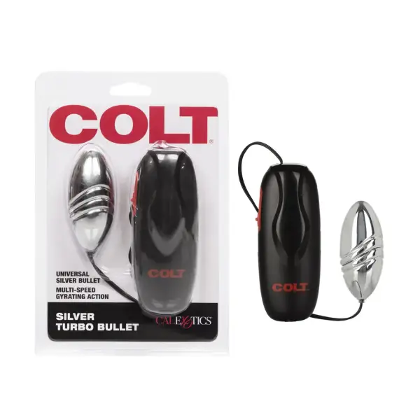 Colt Turbo Bullet - Silver – best mini vibrator – view 3