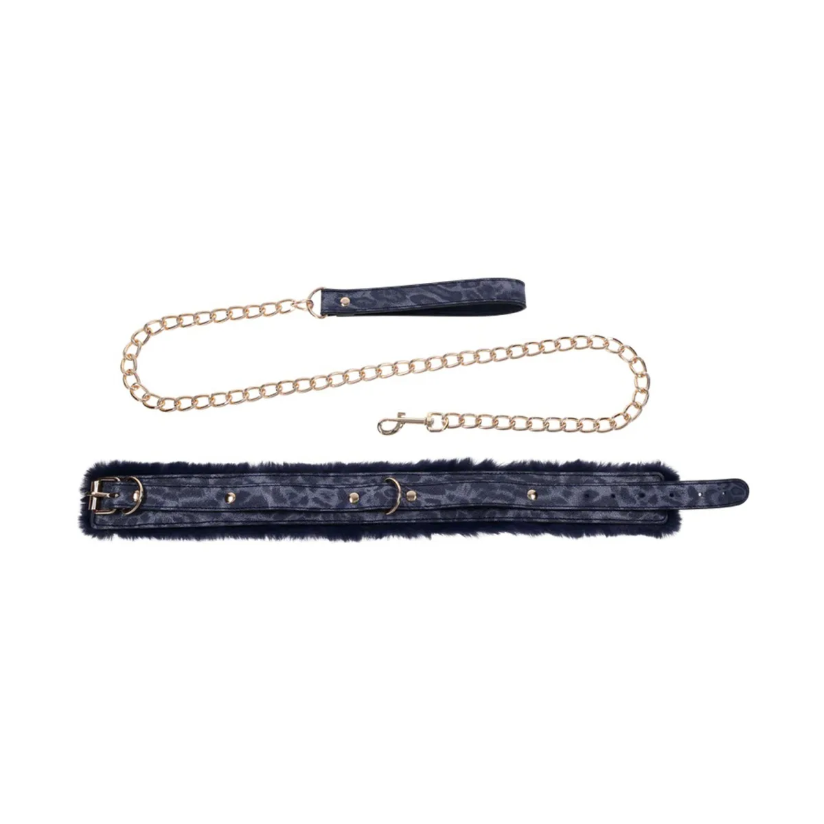 Cougar Fur Collar and Leash collar and leash set - product detail