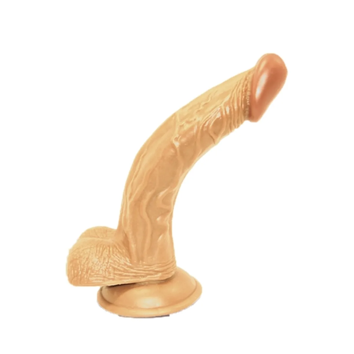Coverboy - Soldier Boy - Beige curved realistic dildo - main product image