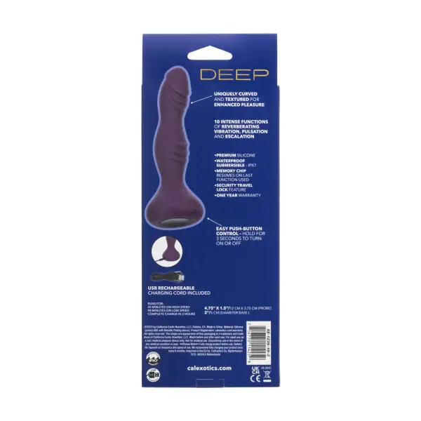 Deep Stud - Purple vibrating anal - alternate angle