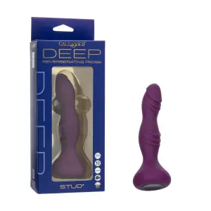 Deep Stud - Purple vibrating anal - product detail