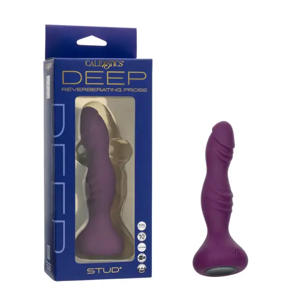 Deep Stud - Purple vibrating anal - product detail