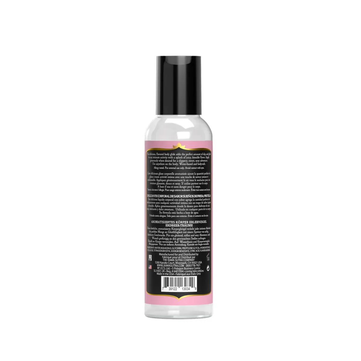 Divine Nectars Flavored Body Glide - Strawberry Dreams - 2 fl oz / 59ml packaging or alternate view 2
